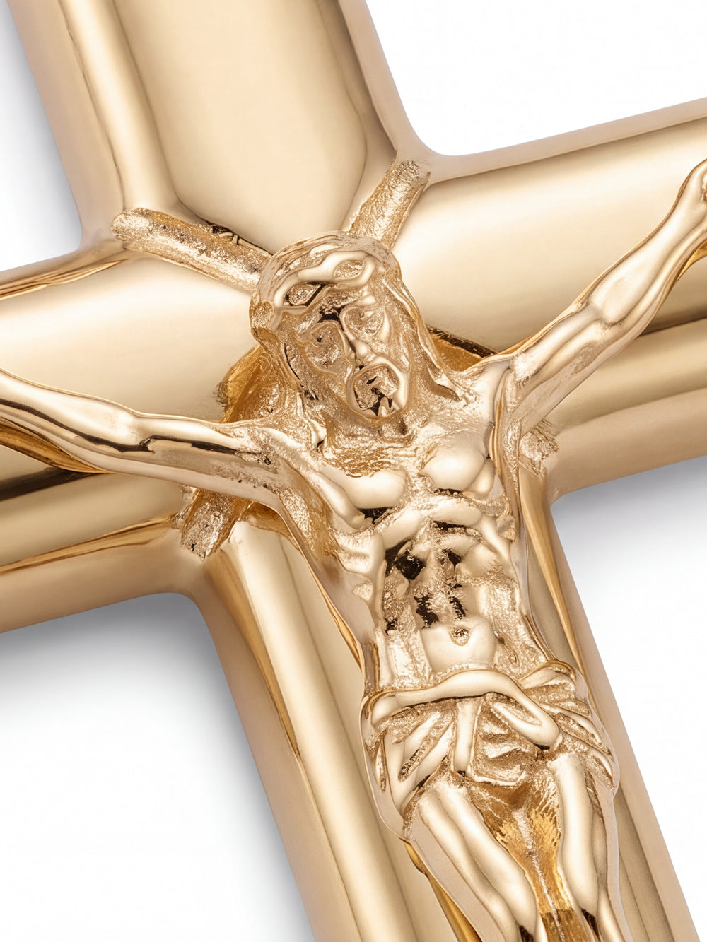 Dije Crucifijo 30 mm Oro 14k