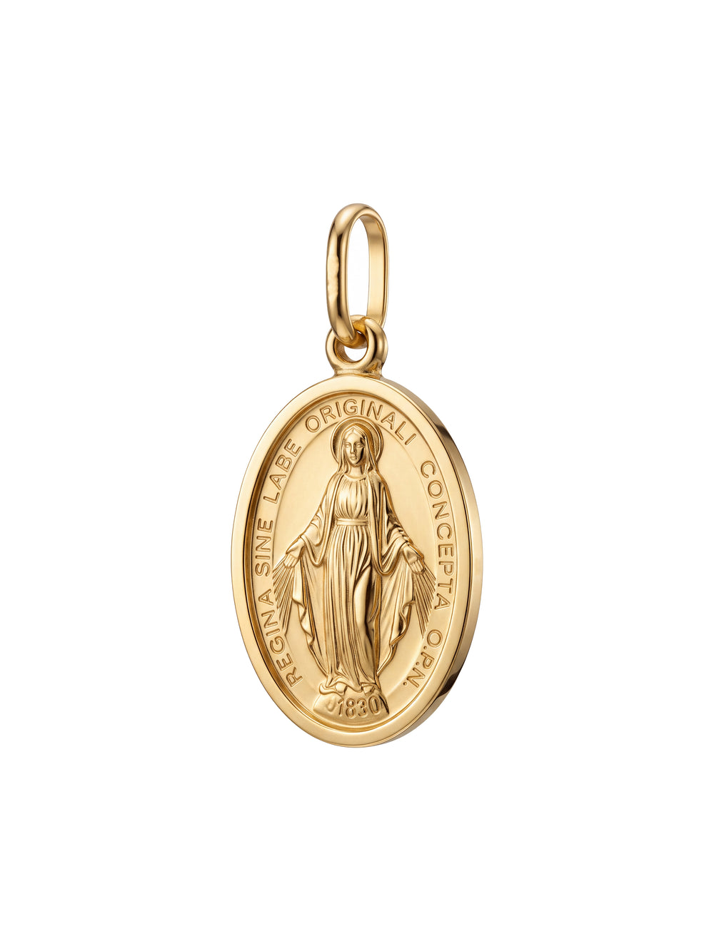 Dije Virgen Milagrosa 19 mm Oro 14k