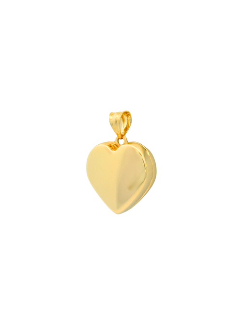 Dije Corazon Relicario Oro 14k