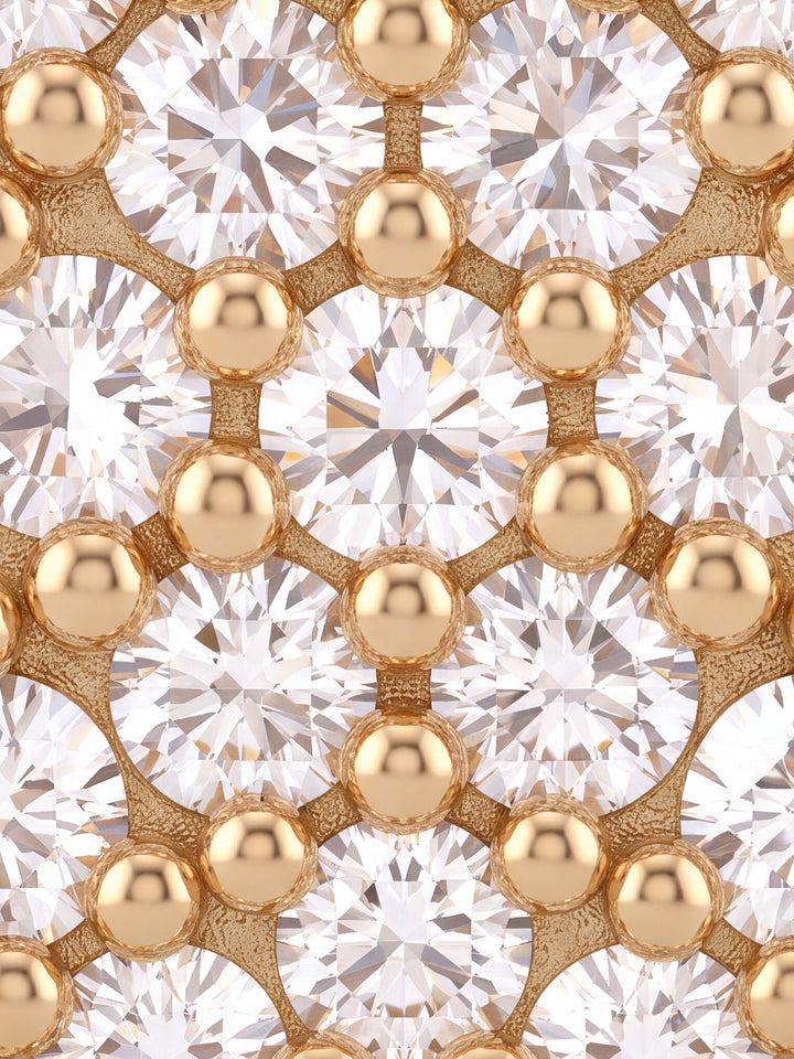 Dije Corazon Zirconias Oro 14k