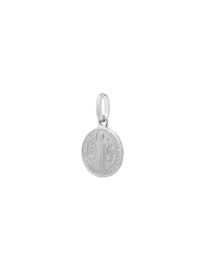 Dije Redondo San Benito 15 mm Oro 14k