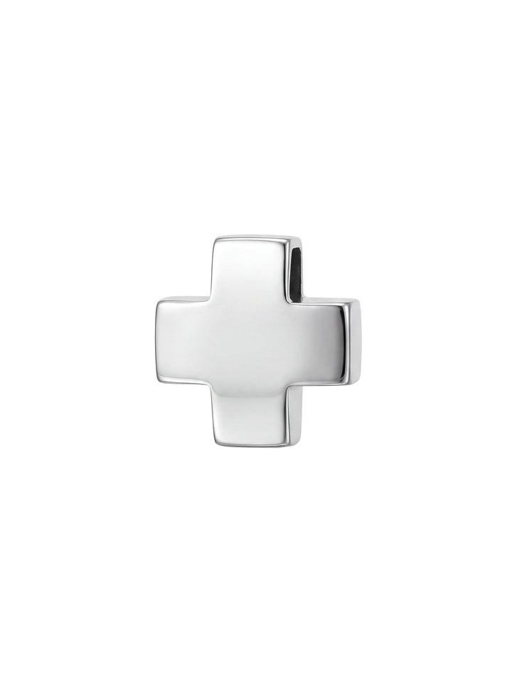 Dije Cruz Oro Blanco 14k