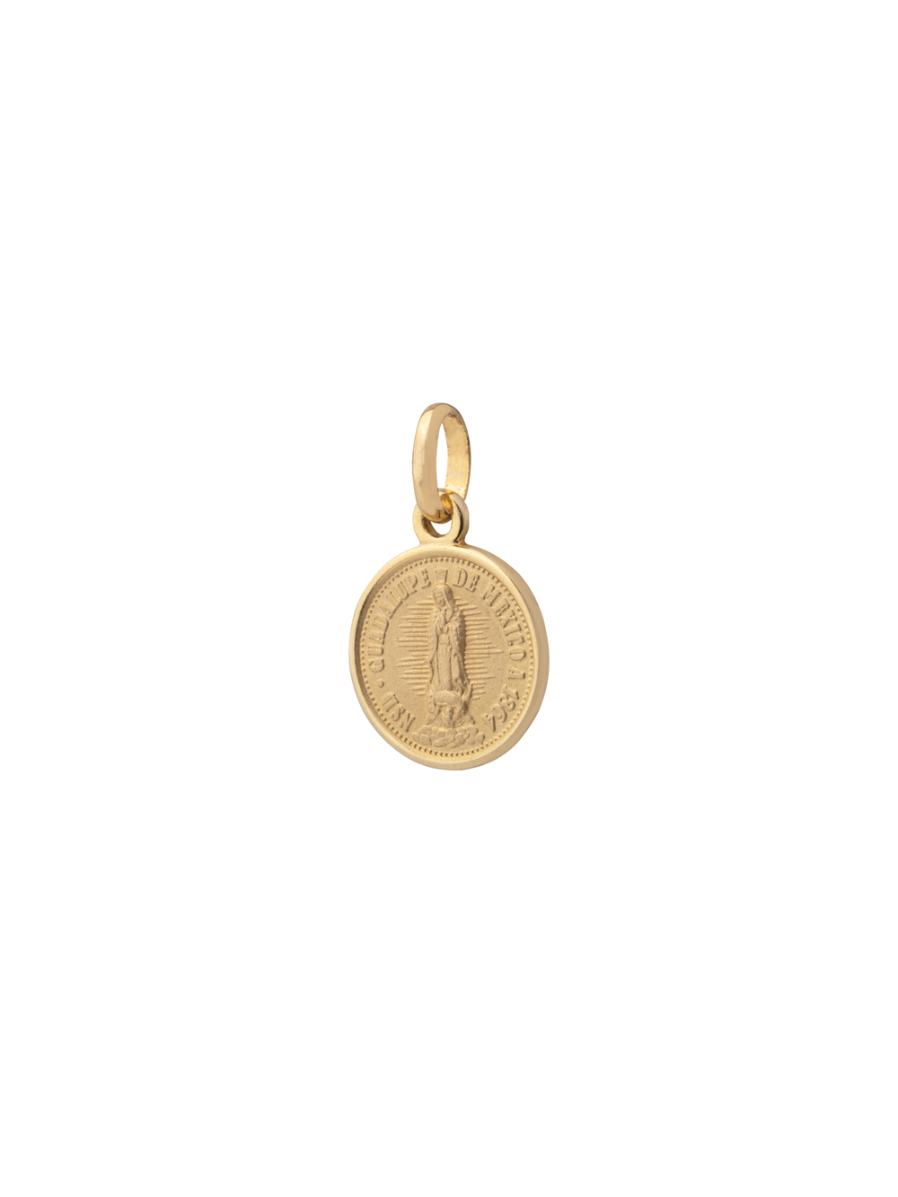 Dije Virgen De Guadalupe 15 mm Oro 14k