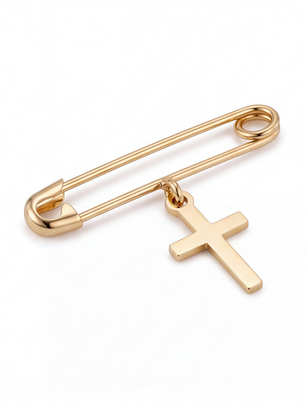 Segurito Con Dije Cruz Oro 14k