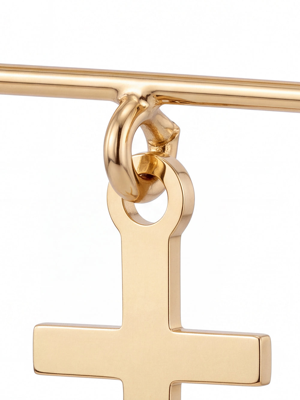 Segurito Con Dije Cruz Oro 14k