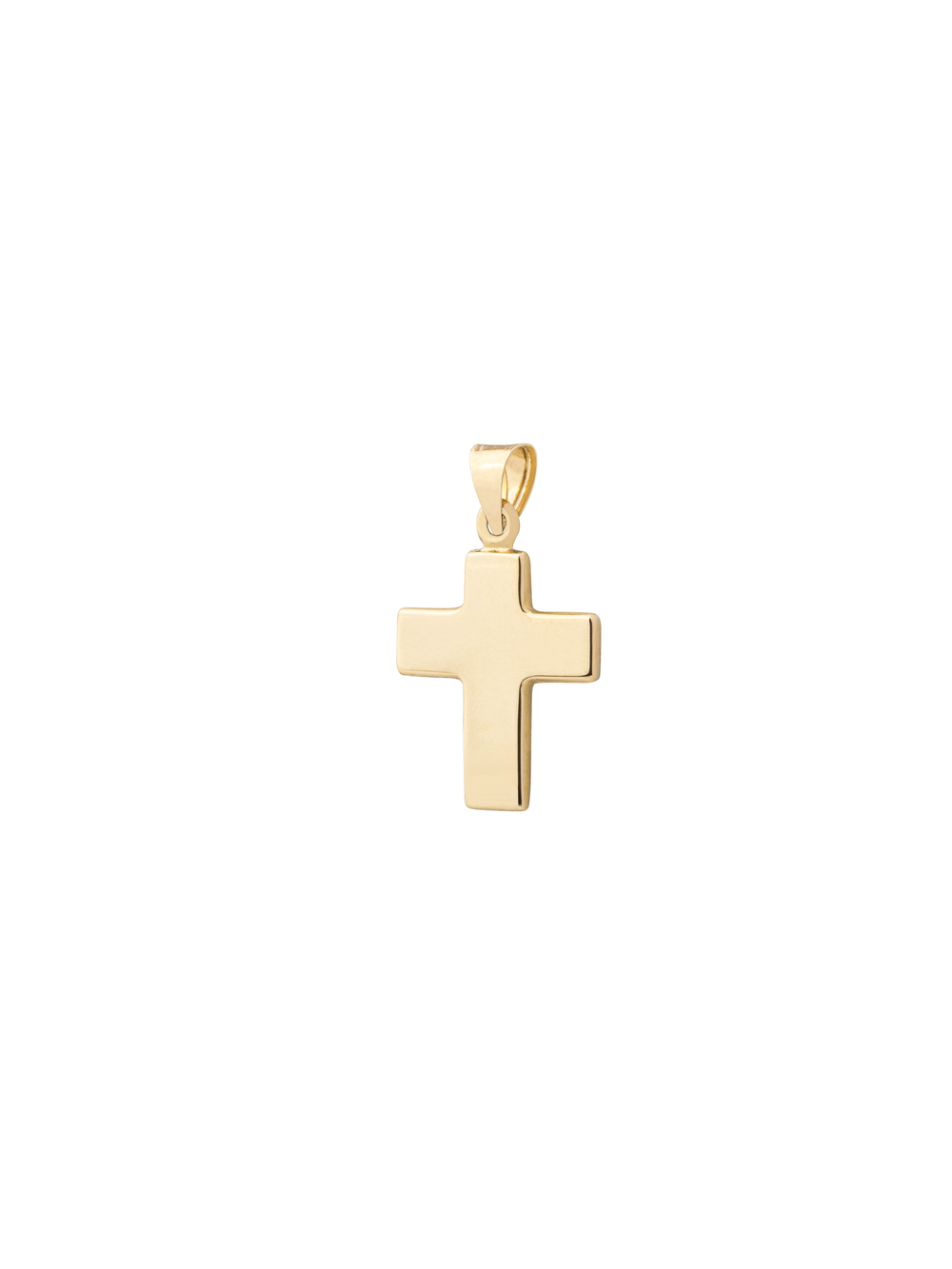 Dije Cruz Plana Lisa Oro 10k