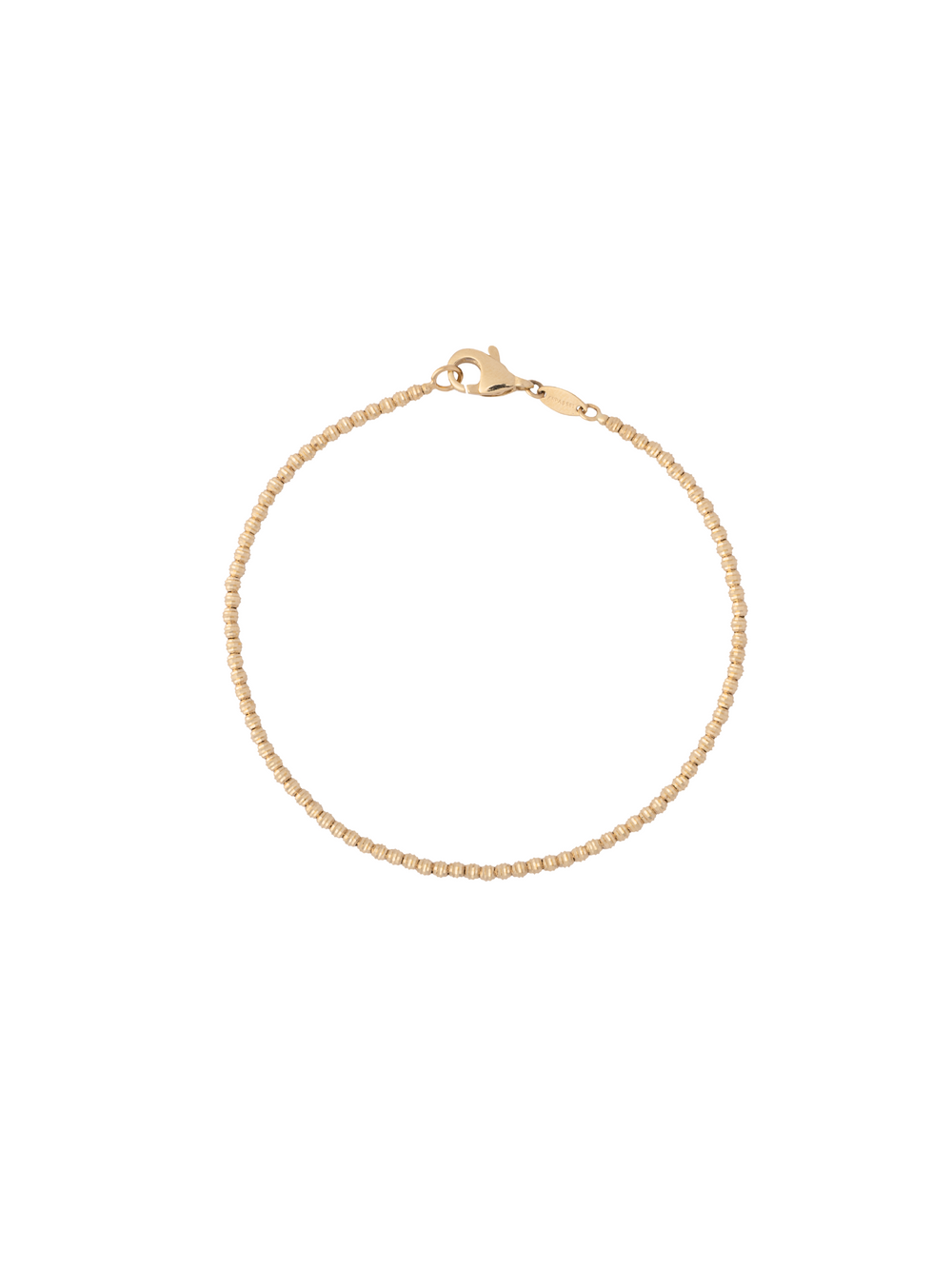 Pulsera Bolitas Con Textura Oro 14k
