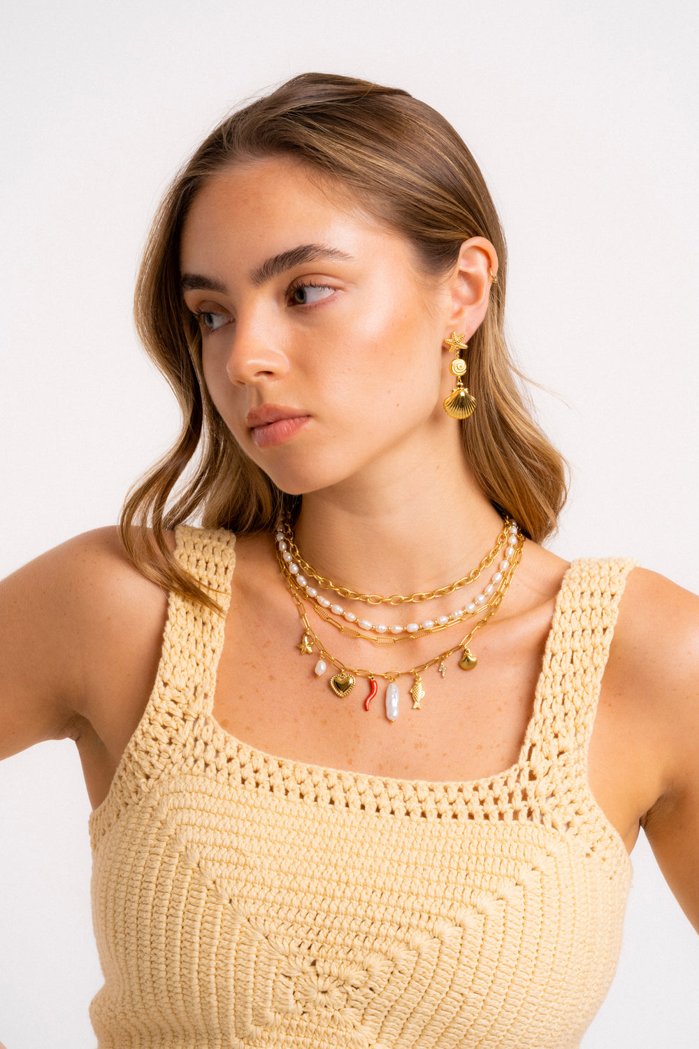 Collar Eslabones Con Dijes