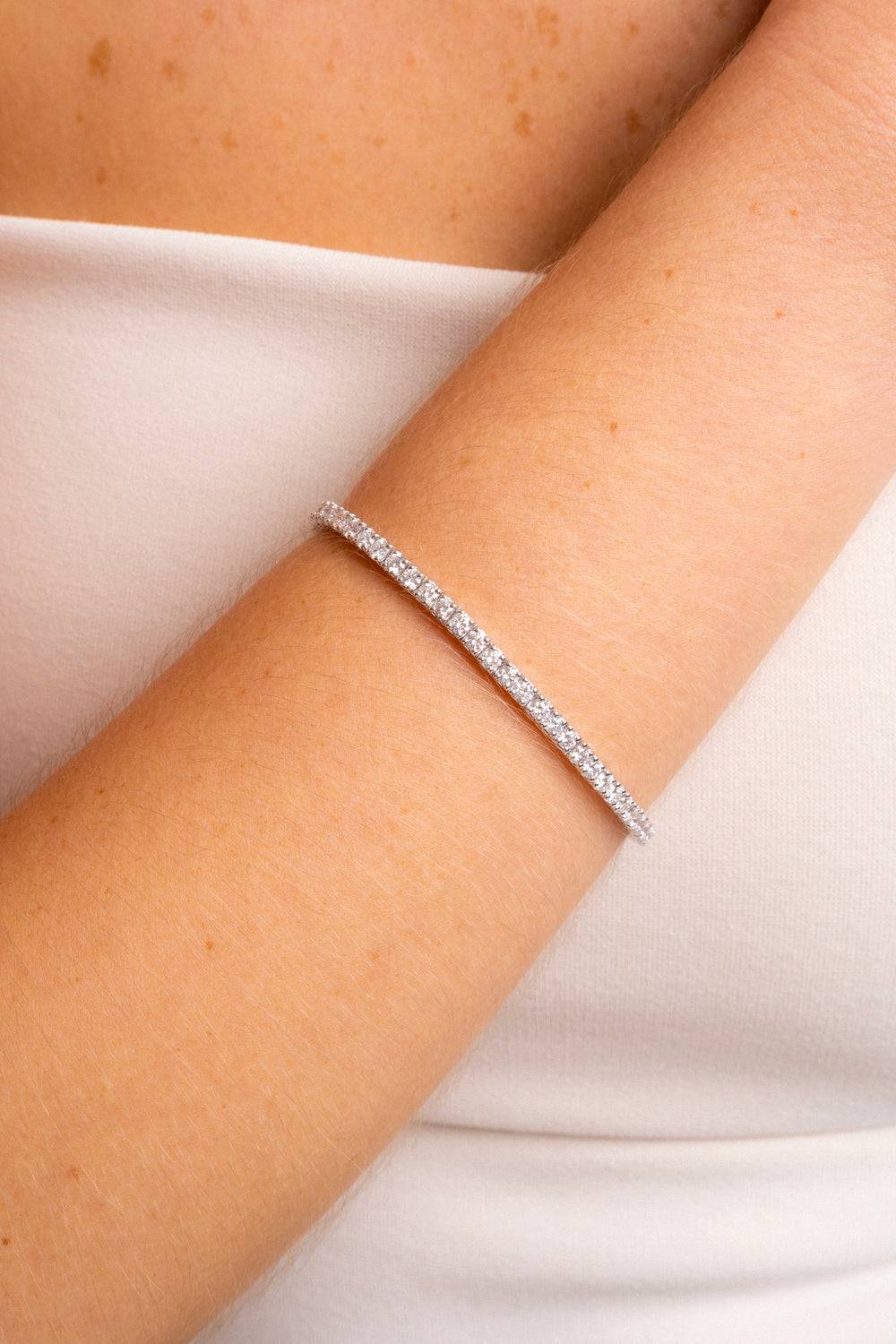 Tennis Bracelet 5 Ct Diamantes Lab Grown