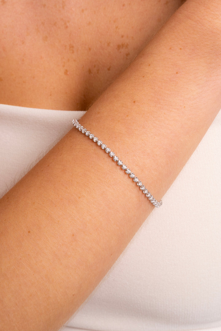 Tennis Bracelet 1 Ct Diamantes Lab Grown