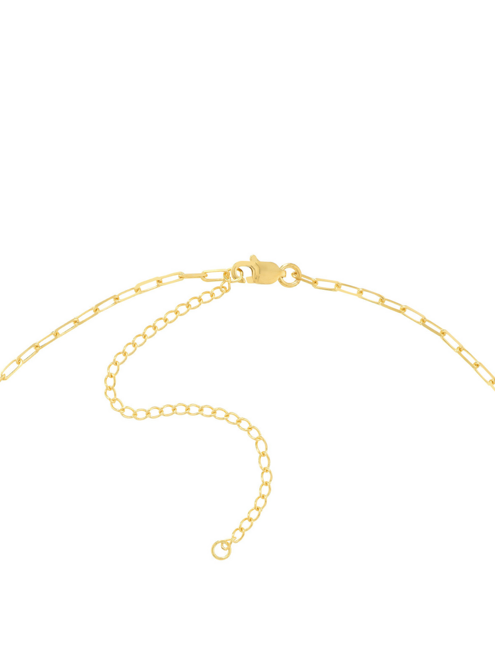 Collar Con Mini Eslabones 4 mm Oro 14k