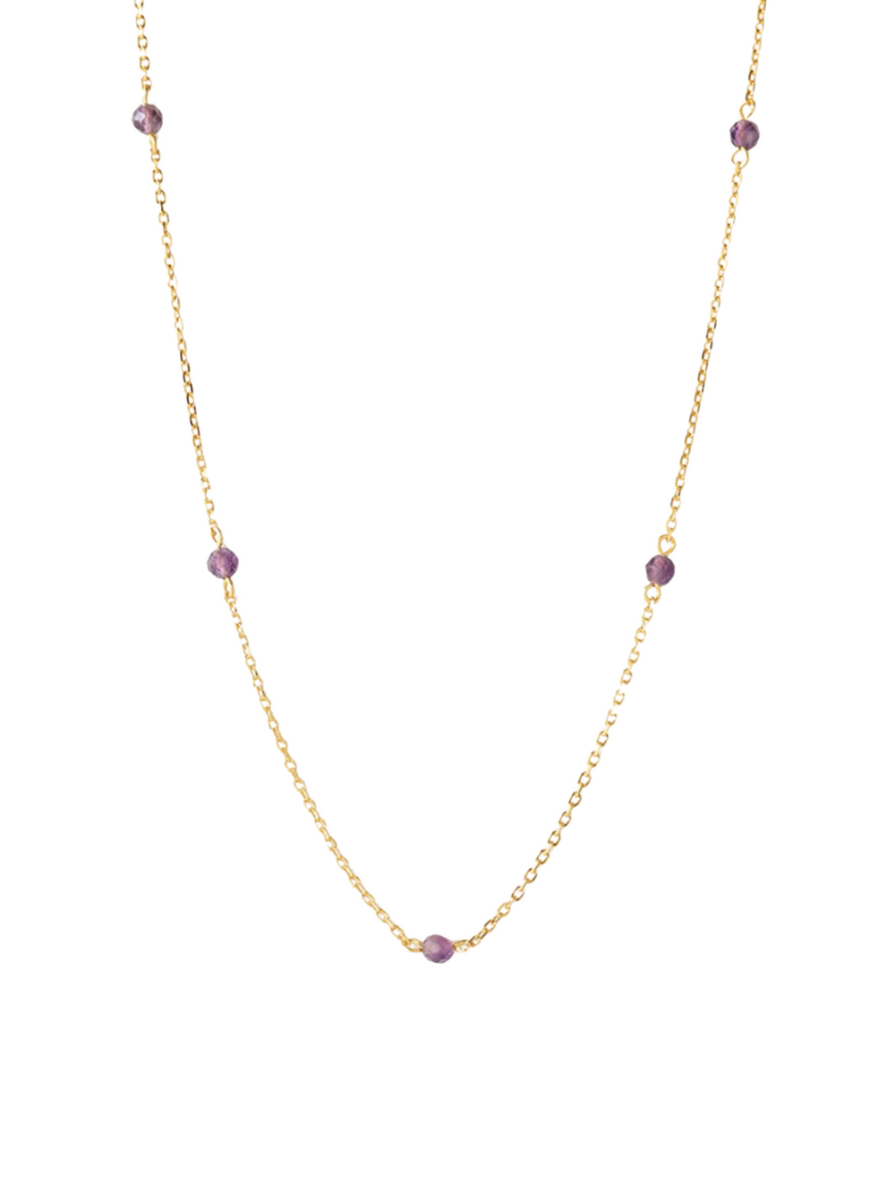 Collar De Piedras Amatista