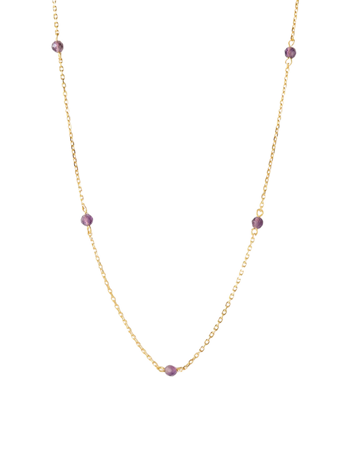 Collar De Piedras Amatista