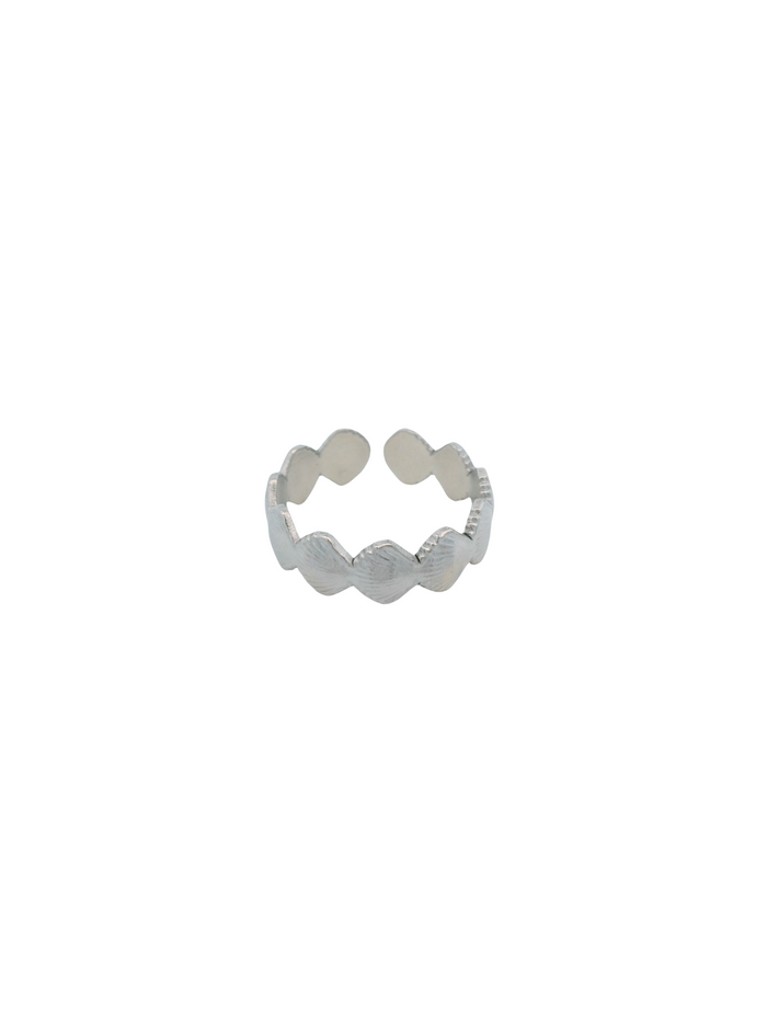 Anillo Semi Ajustable Conchas