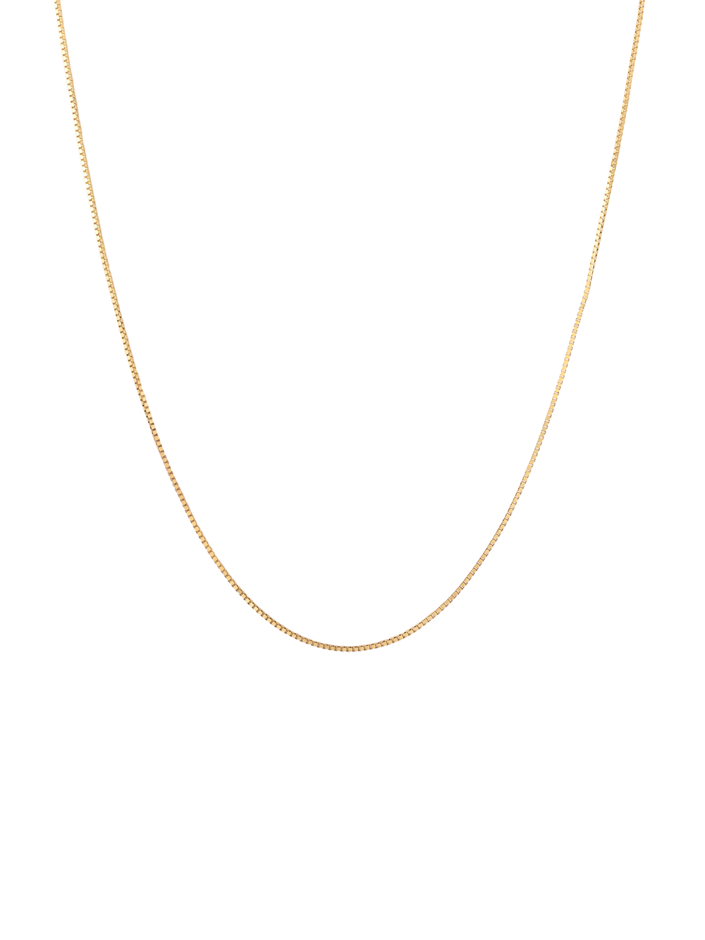 Collar Delgado Mini Eslabones Oro 14k