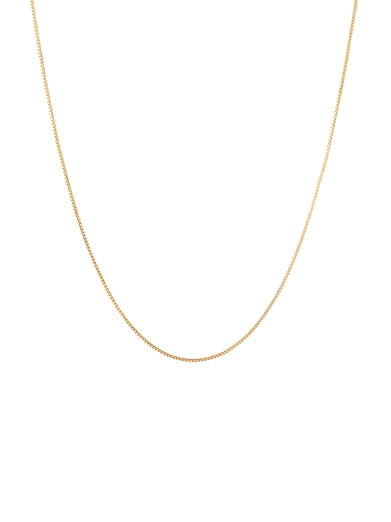 Collar Delgado Mini Eslabones Oro 14k