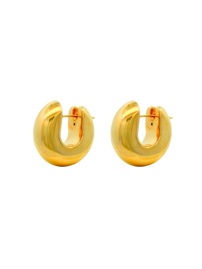 Par Arracada Chunky 24 mm Oro 14k