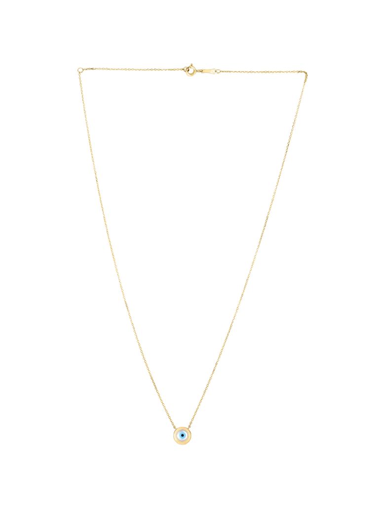 Collar Con Ojo Oro 14k