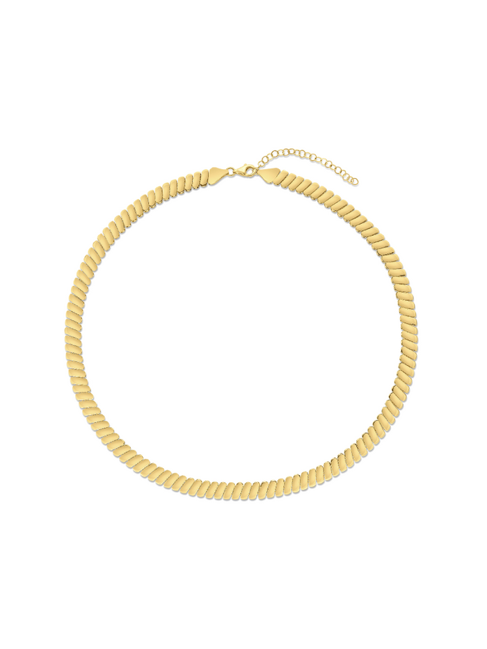 Collar Chunky 6 mm Oro 14k