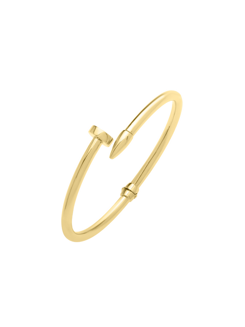 Brazalete Clavo Oro 14k