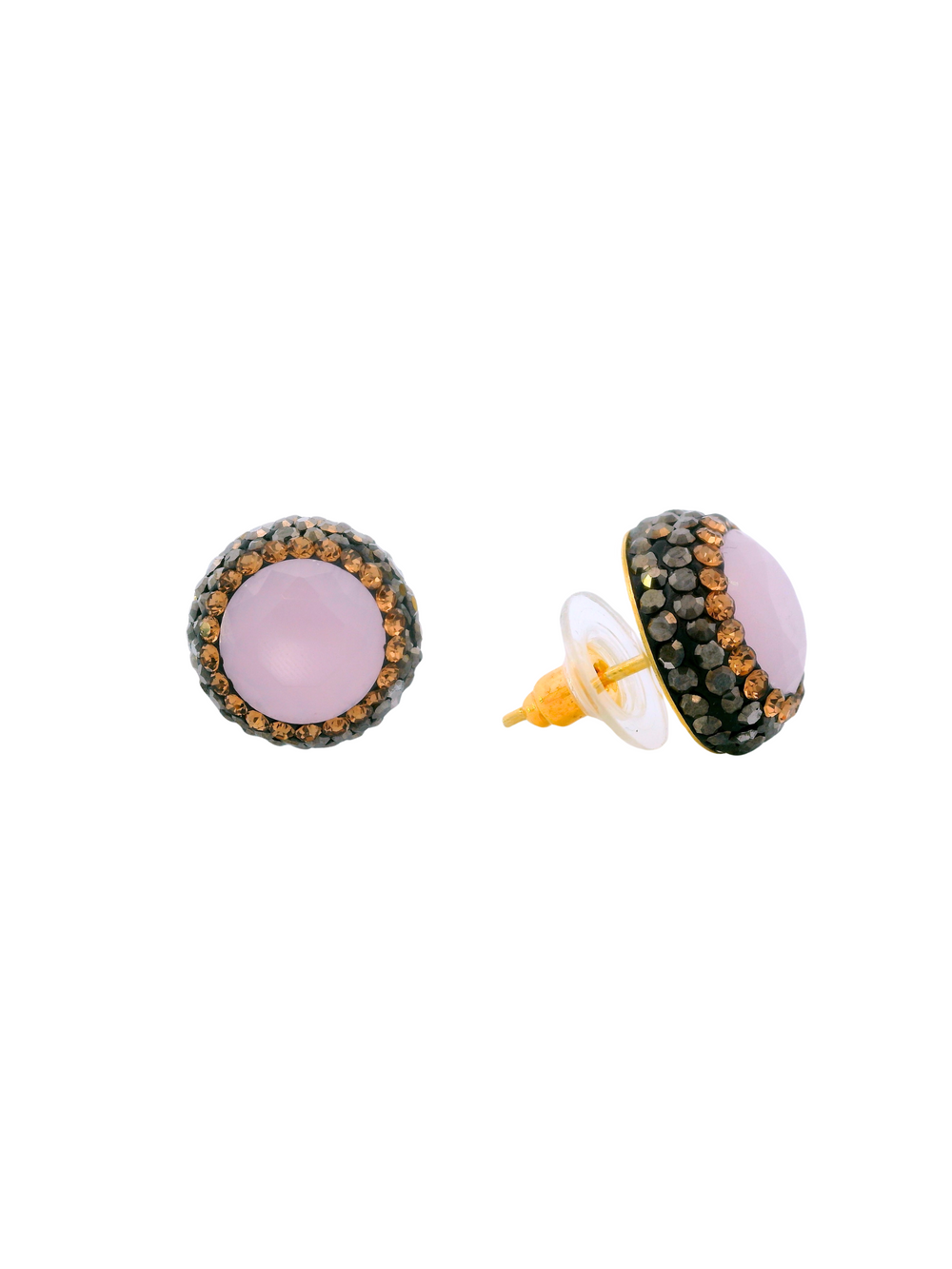 Par Minis Cuarzo Rosa