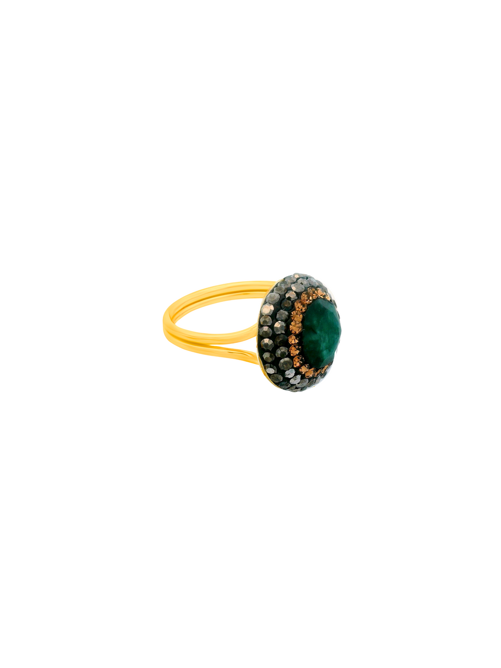Anillo Con Piedra de Esmeralda