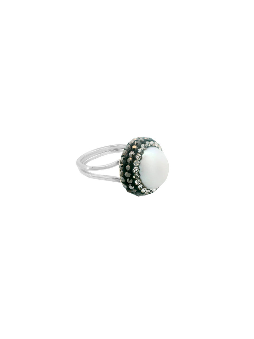 Anillo Con Perla Barroca