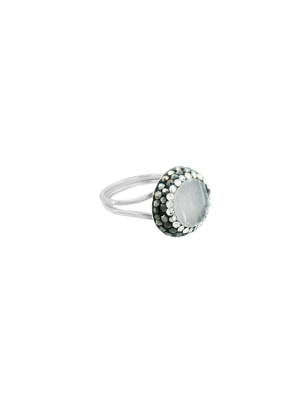 Anillo Con Piedra Selenita