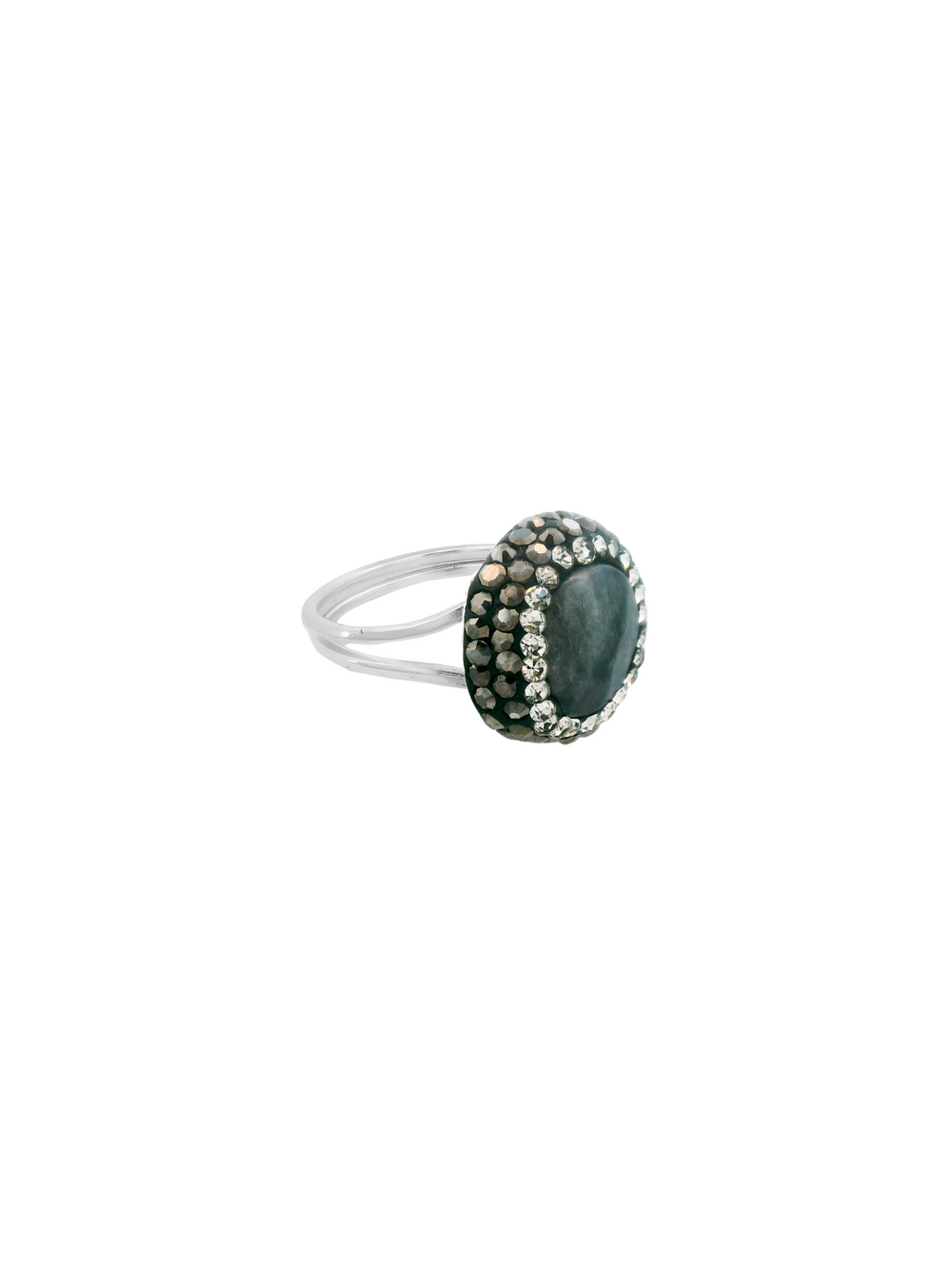 Anillo Con Piedra Labradorita