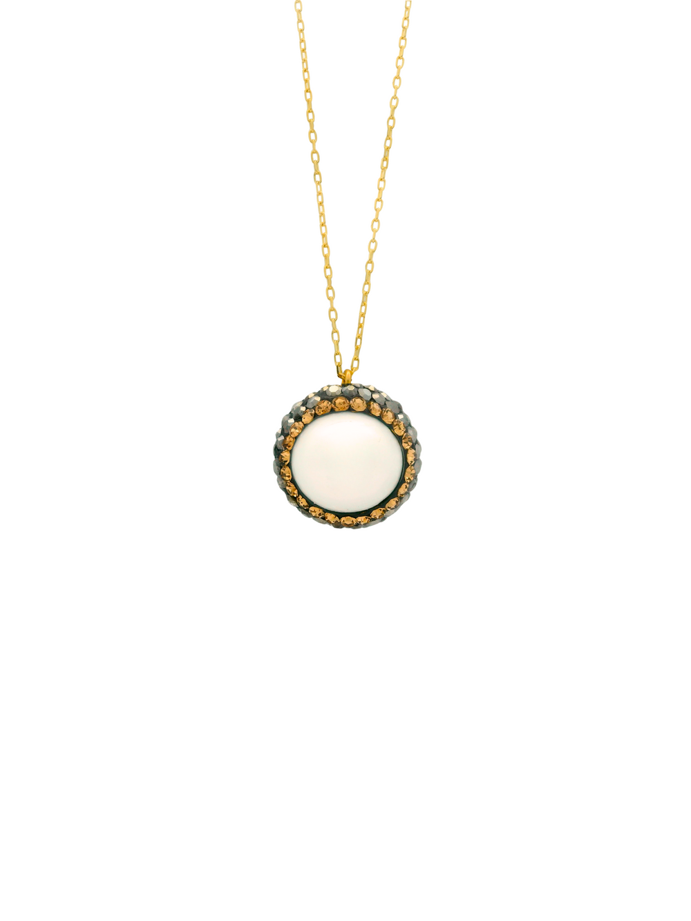 Collar Con Dije Perla Barroca