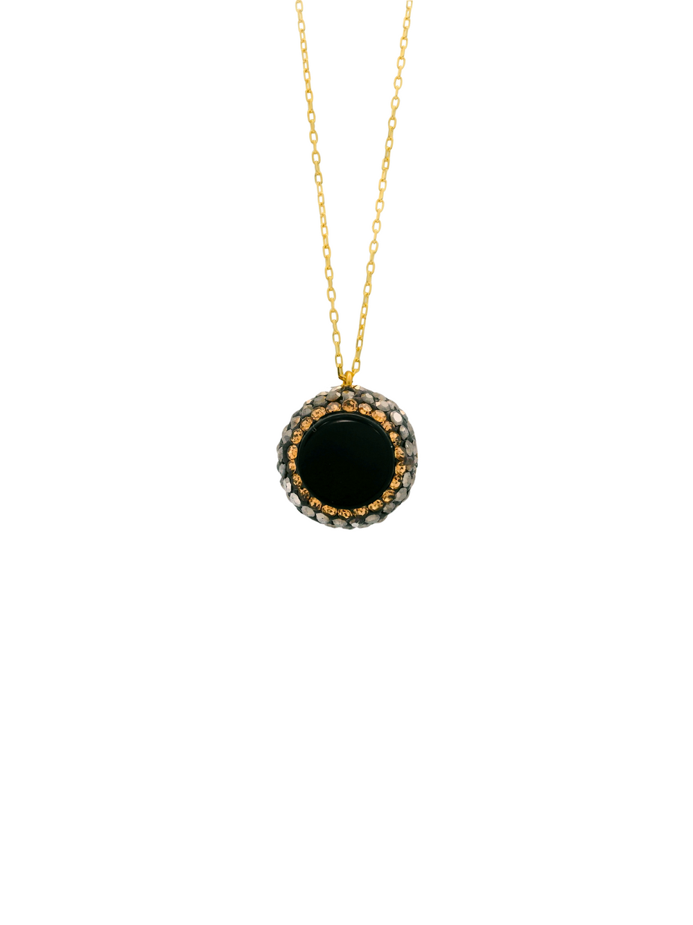 Collar Con Dije Piedra Onix