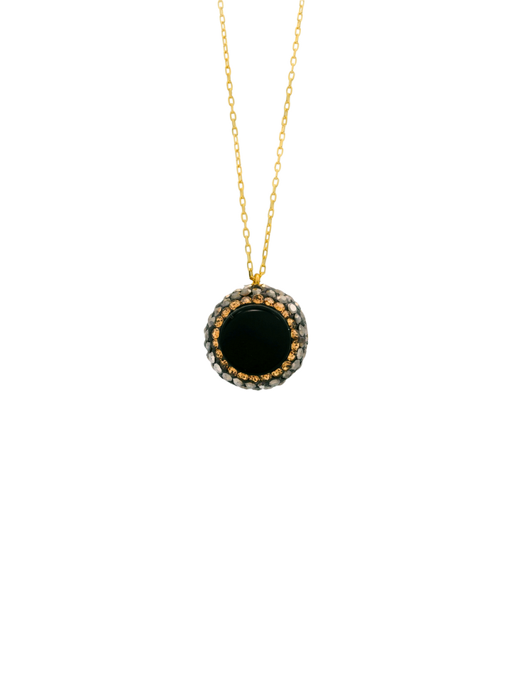 Collar Con Dije Piedra Onix