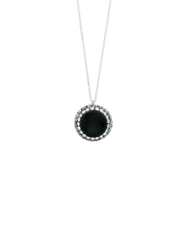 Collar Con Dije Piedra Onix