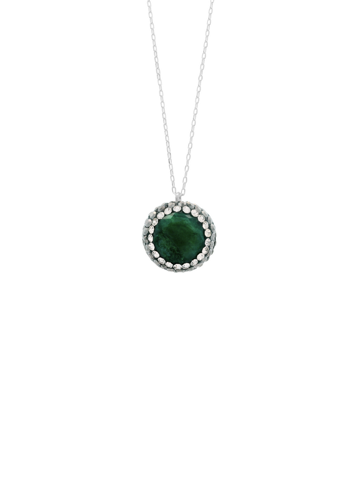 Collar Con Dije Esmeralda