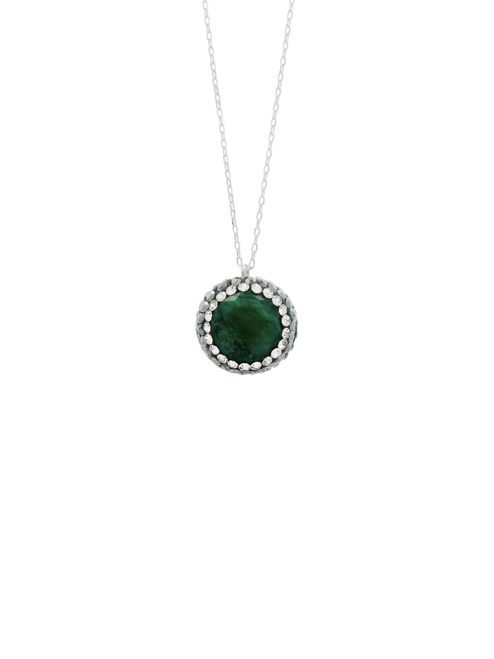 Collar Con Dije Esmeralda