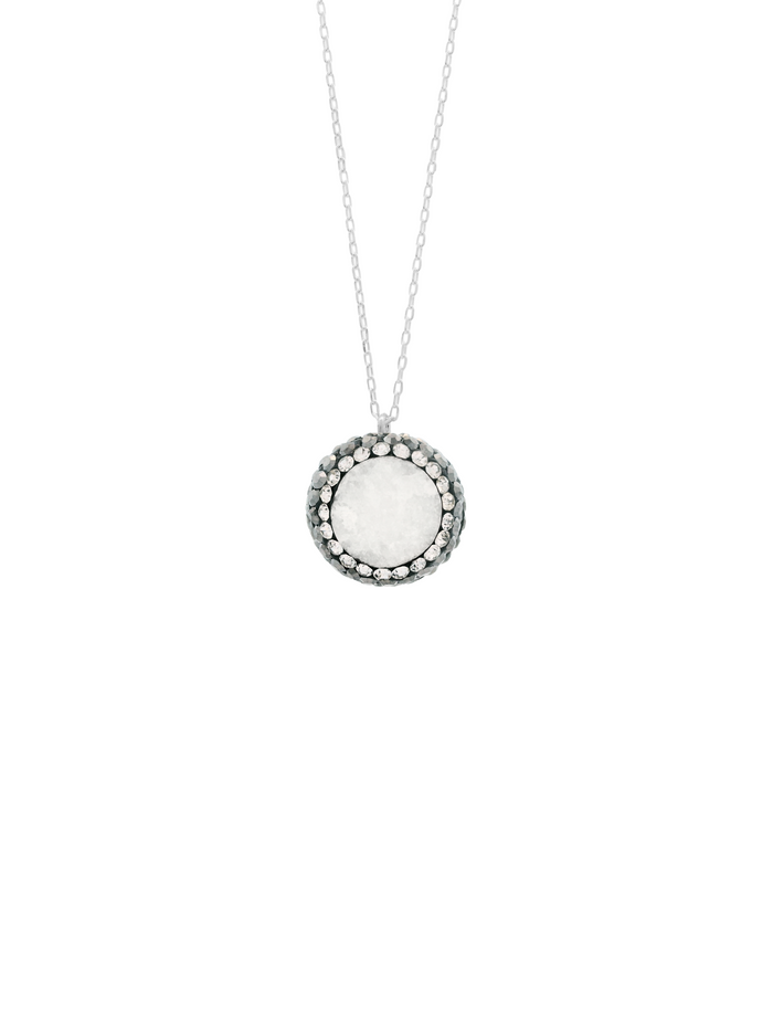 Collar Con Dije Cuarzo Blanco