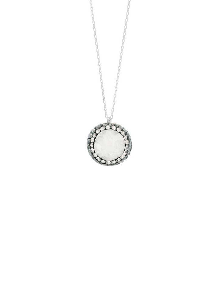 Collar Con Dije Cuarzo Blanco
