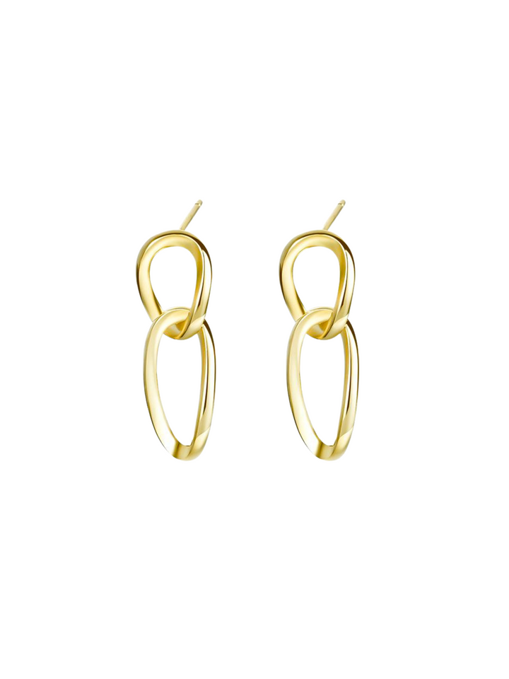 Par Arete Doble Eslabon
