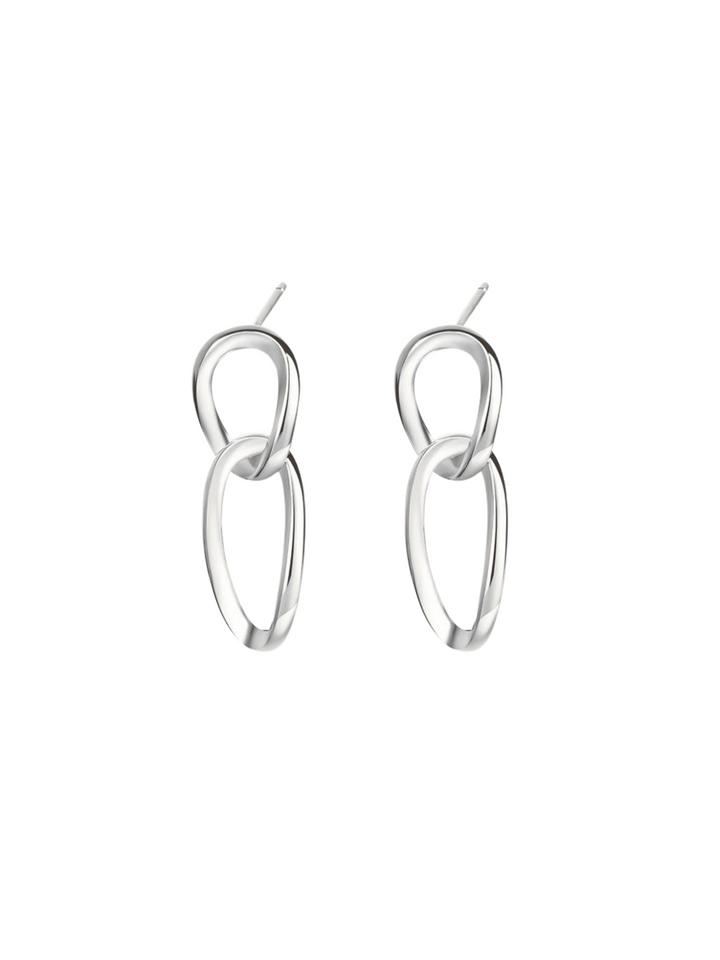 Par Arete Doble Eslabon