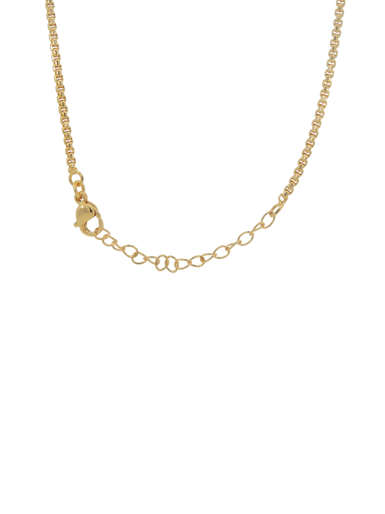 Collar Inicial Bubble Grande Con Zirconias