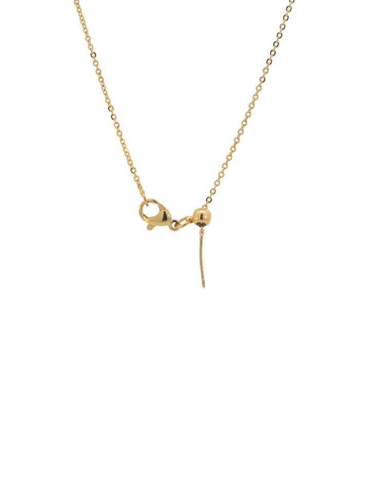 Collar Con Inicial M Verde