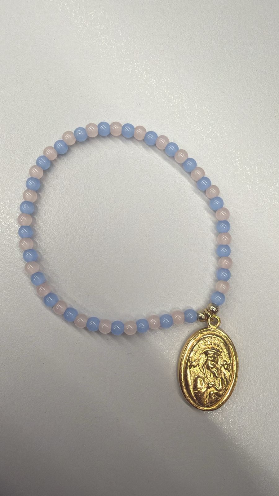 Pulsera Azul Y Rosa San Gerardo Para Embarazadas