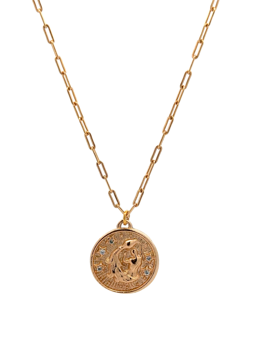 Collar Medalla Signo Zodiacal