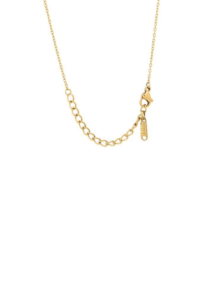 Collar Con Dije Mini Cruz Zirconias