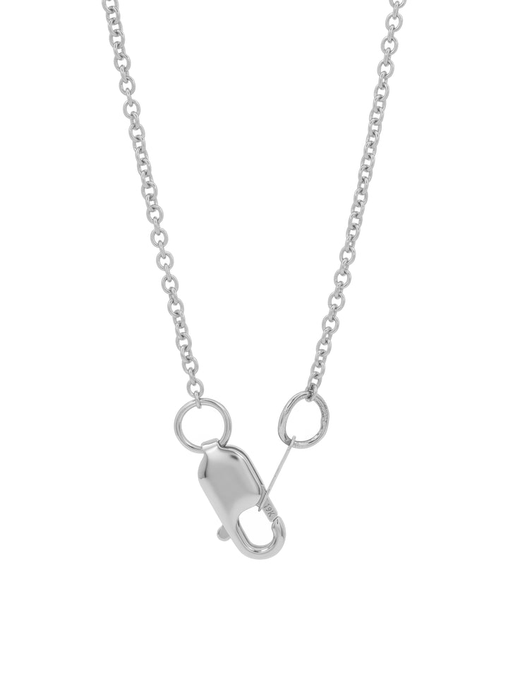 Collar Dije Solitario Corte Round 1.5 Ct Diamante Lab Grown