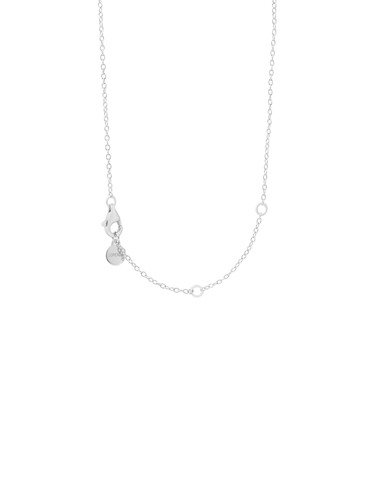 Collar Dije Gota Blanca 9 mm