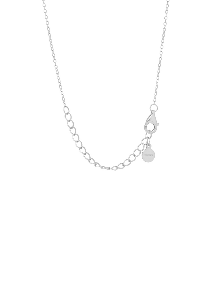 Collar Con Dije Circulo Trenzado