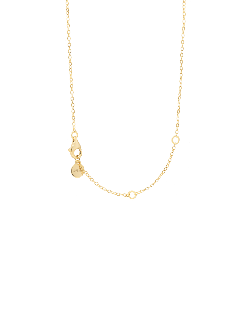 Collar Con Curva Delgada Zirconias