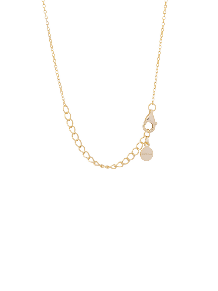 Collar Con Zirconias Redondas Colgantes