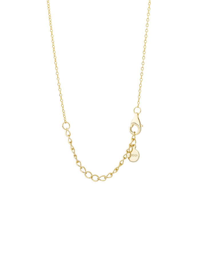 Collar Dije Cilindro Plano con Lineas